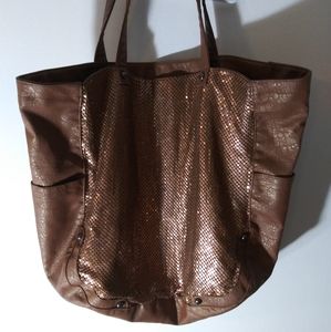 Stella + Max brown leather purse